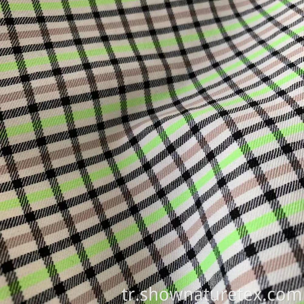 Yarn Dyed Checks High Stretch Fabric